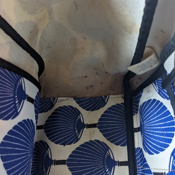 Kate Spade Blue and White Tote Bag - Picture 5 of 7